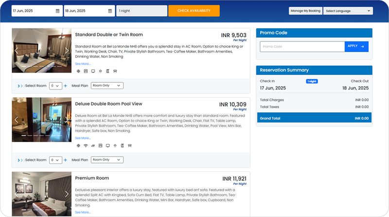 booking engine for hotels
