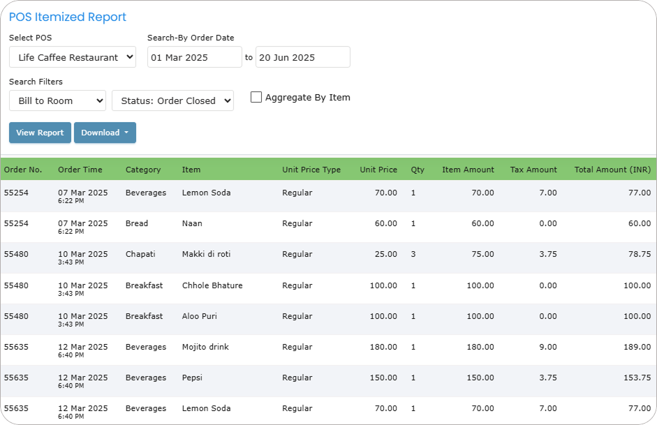 
hotel software cloud-based POS